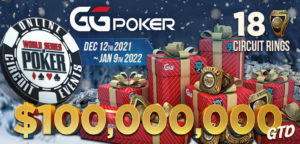 The WSOP Circuit returns to GGPoker with 18 championship ring events from Dec. 12 to Jan. 9 with $100 million guaranteed.