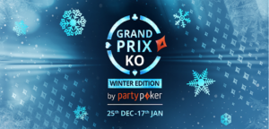 Partypoker players can rev their engines through Jan. 17 with the Grand Prix KO Winter Edition offering 14 PKO events.