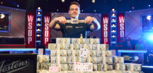Norway’s Espen Jorstad walked away as the WSOP Main Event winner on Saturday, earning the championship bracelet and $10 million.