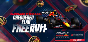 PokerStars announced two new Red Bull Formula One racing promotions begin Sunday and also signed football star Ronaldo as an ambassador.