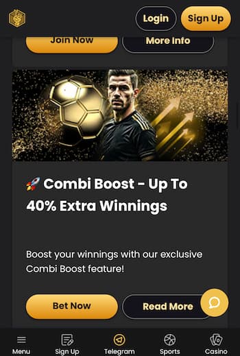 crypto betting bonus