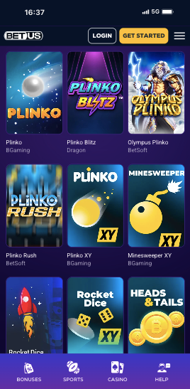 betus casino crash games