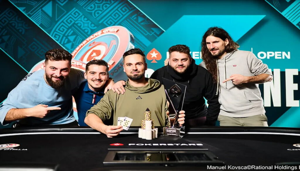 PokerStars Open Campione champion Adrian State