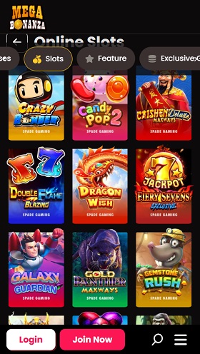 Mega Bonanza Online Slots