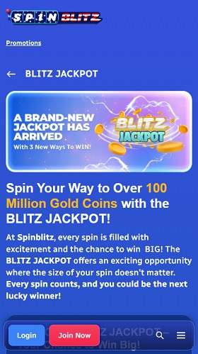 SpinBlitz Promotions