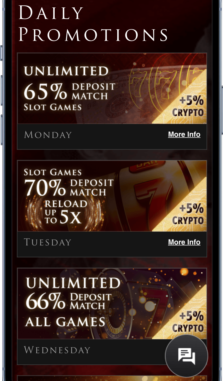 Lucky Red Daily Promotions
