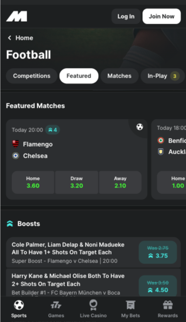 Midnite Casino betting