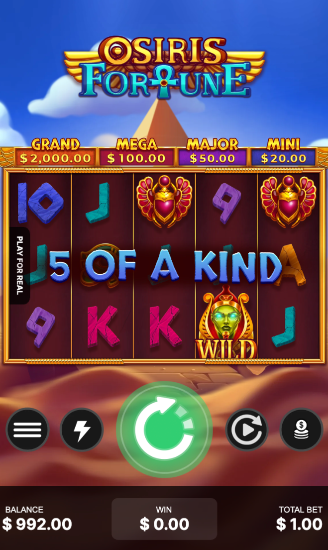 Osiris Fortune Game Demo Play