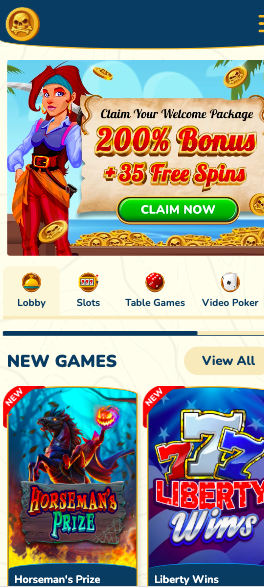 captain jack casino homepage
