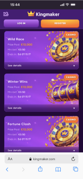 Kingmaker Casino Tournaments