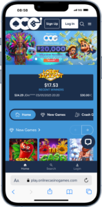 Online Casino Games OGC lobby $20 minimum deposit casinos