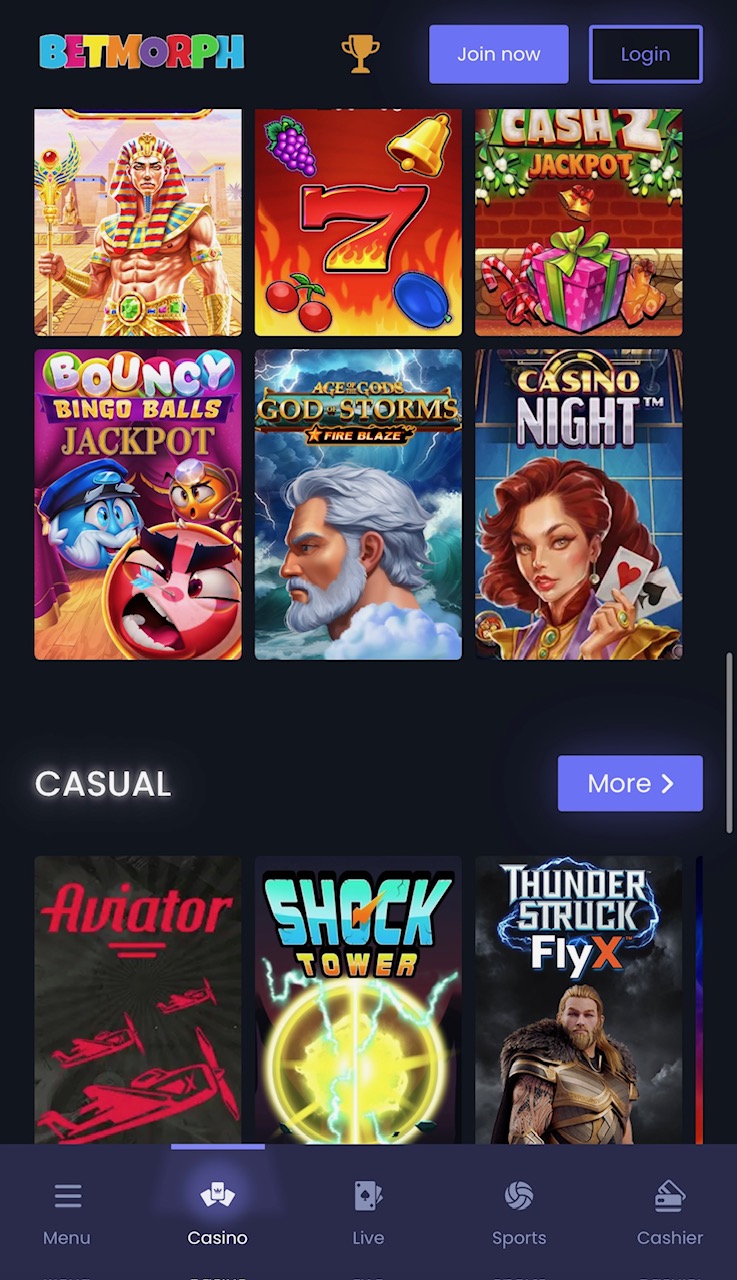 BetMorph casual
