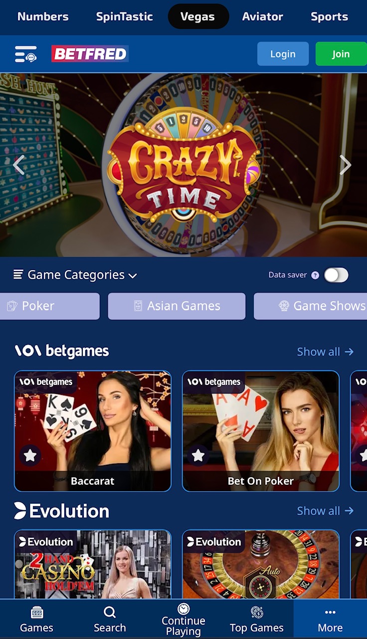 Betfred top games