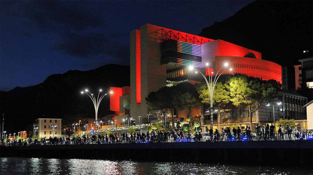 Casino Campione New Building Nighttime
