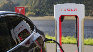Tesla Model X Charging Station