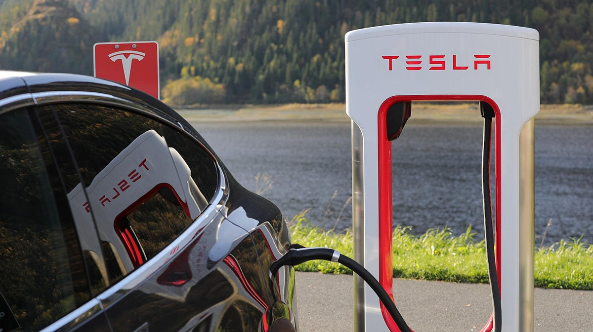 Tesla Model X Charging Station