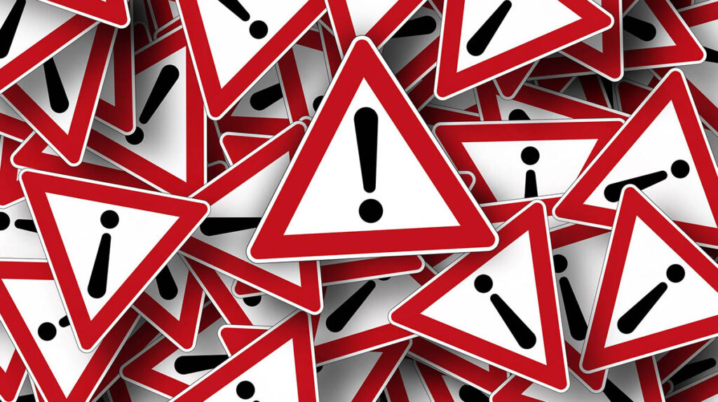 Warning Signs Pile Technical Difficulties