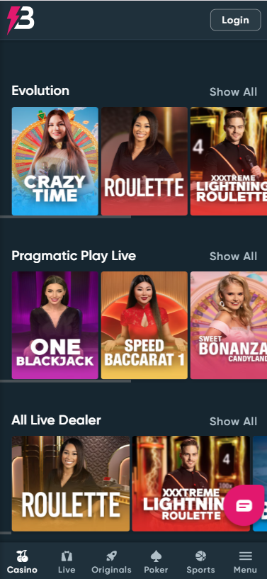 betplay live casino games