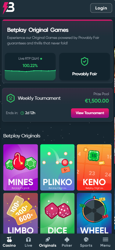 betplay provably fair games
