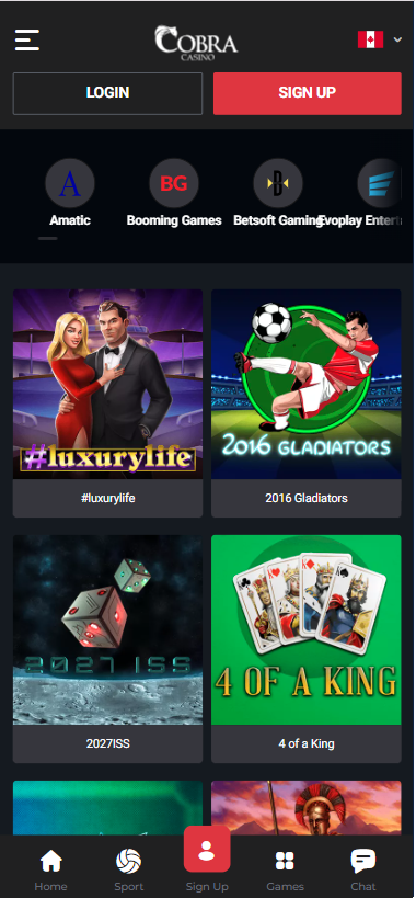 cobra casino endorphina games