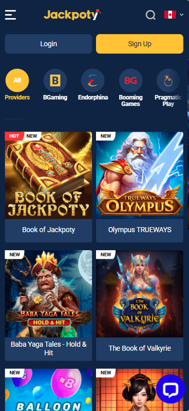 jackpoty new games