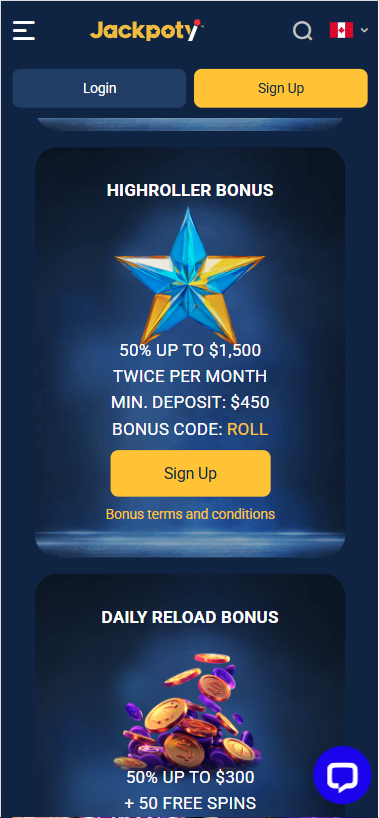 jackpoty promotions