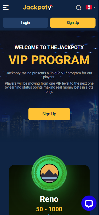 jackpoty vip program