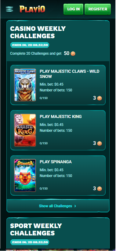 playio challenges