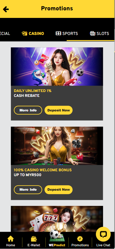 we88 casino promotions