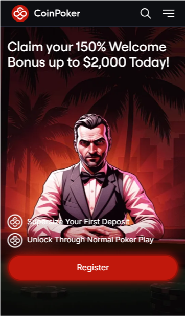 CoinPoker Welcome Bonus