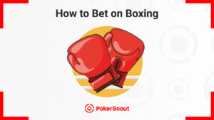 Illustration of two red boxing gloves against a yellow circle background. Above is the text "How to Bet on Boxing"