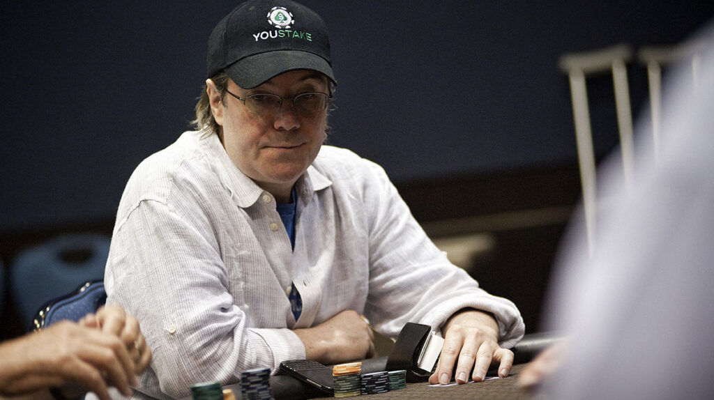Former WSOP Main Event Champion Jamie Gold at the WPT Foundation Pala Poker Open