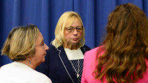 Maine Governor Janet Mills at the Eighth Annual Hire-a-Vet Campaign