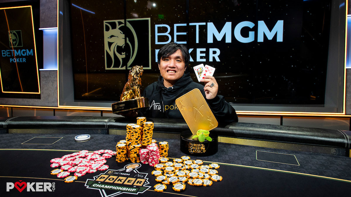 Nguyen Le wins the 2025 BetMGM Poker Championship