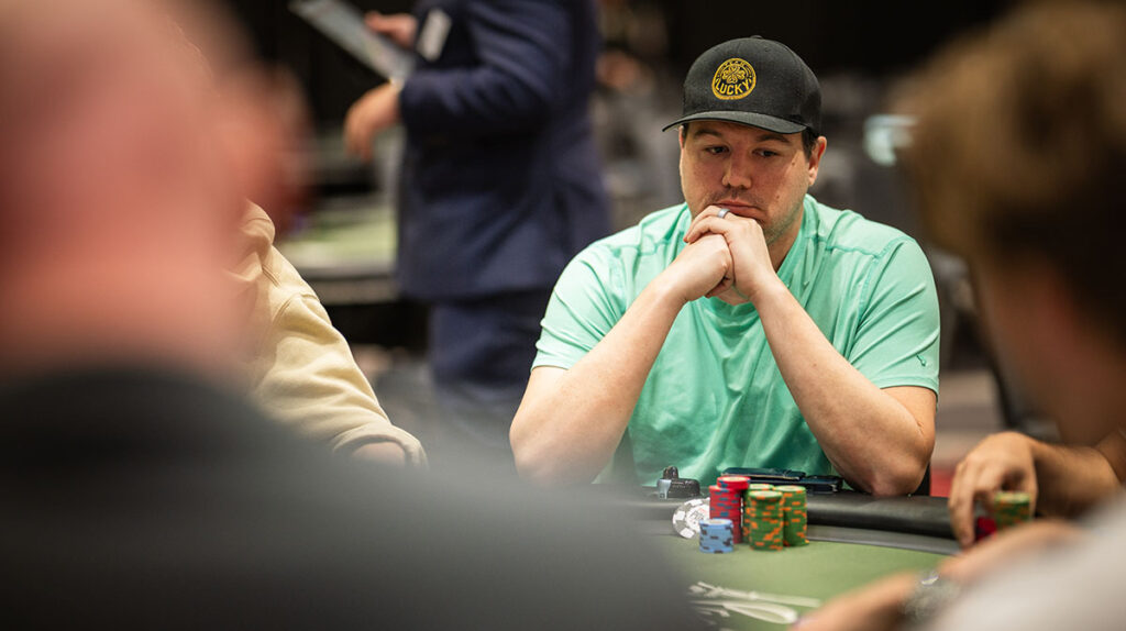 Shaun Deeb playing at the 2025 World Series of Poker