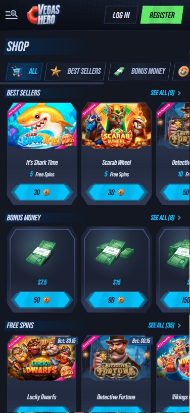 vegashero shop