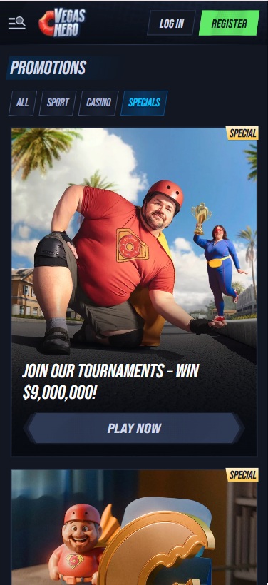 vegashero promotions