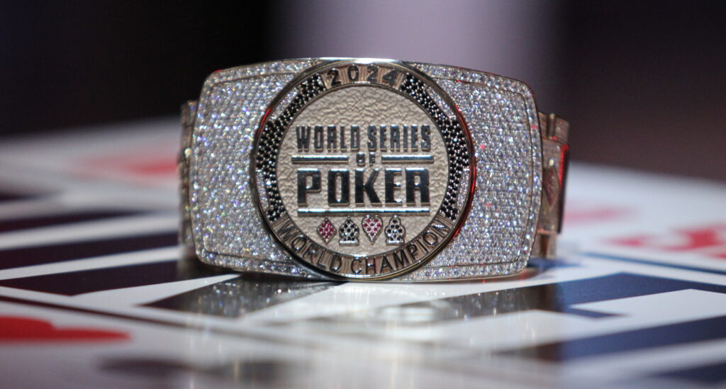 The 2024 World Series of Poker main event bracelet