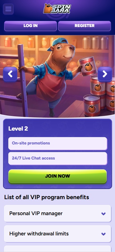Spinbara VIP club