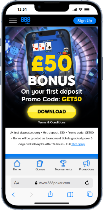 888poker UK homepage