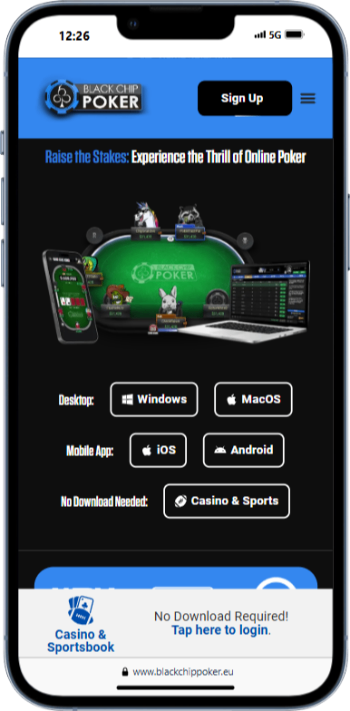 Black Chip Poker Mobile