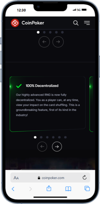 CoinPoker decentralised