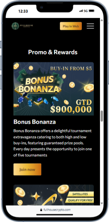 FullHouse Poker Promos