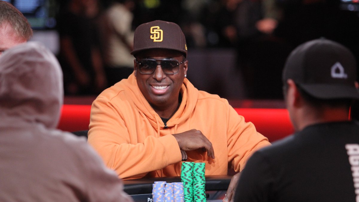 Maurice Hawkins plays poker.