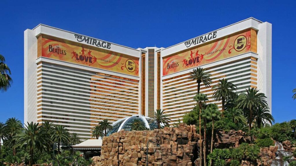 The old Mirage in Las Vegas