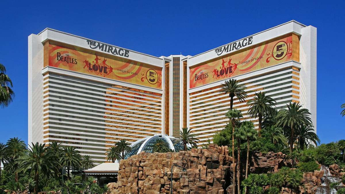The old Mirage in Las Vegas