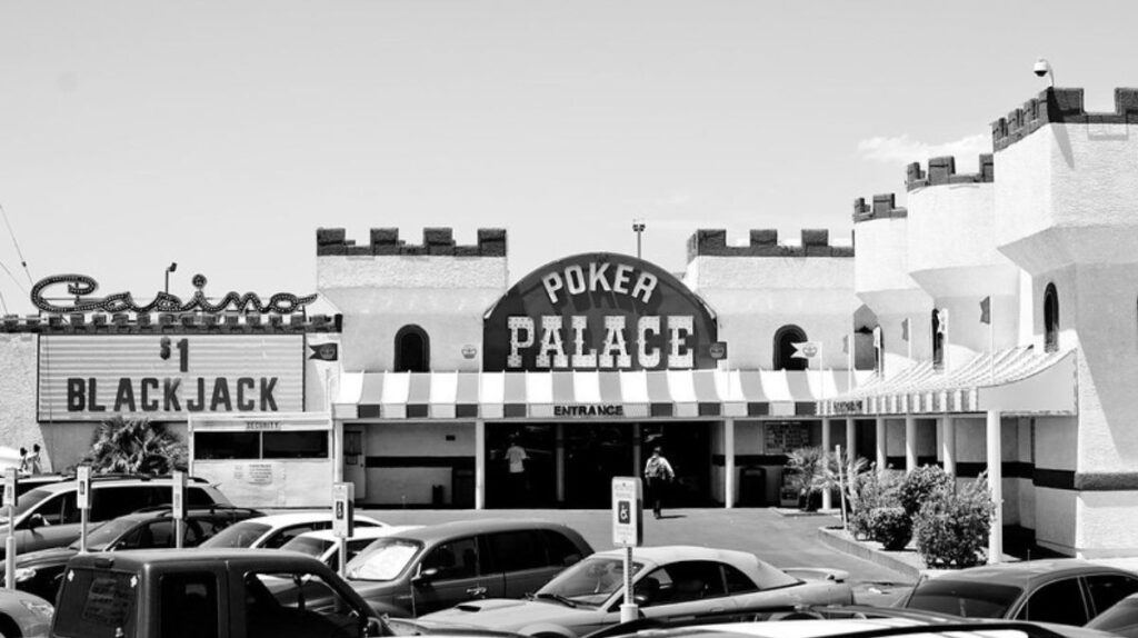 Poker Palace Casino black and white