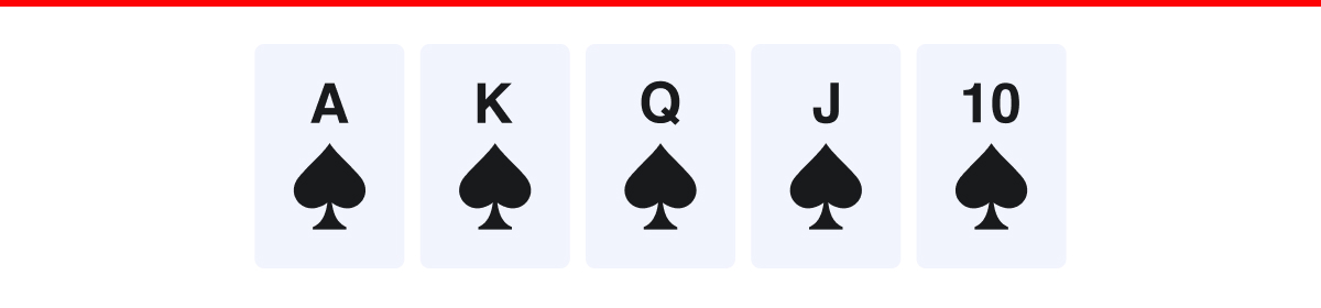 Royal Flush in poker
