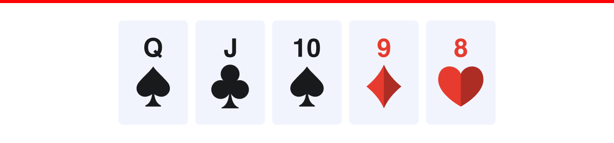 Straight in poker
