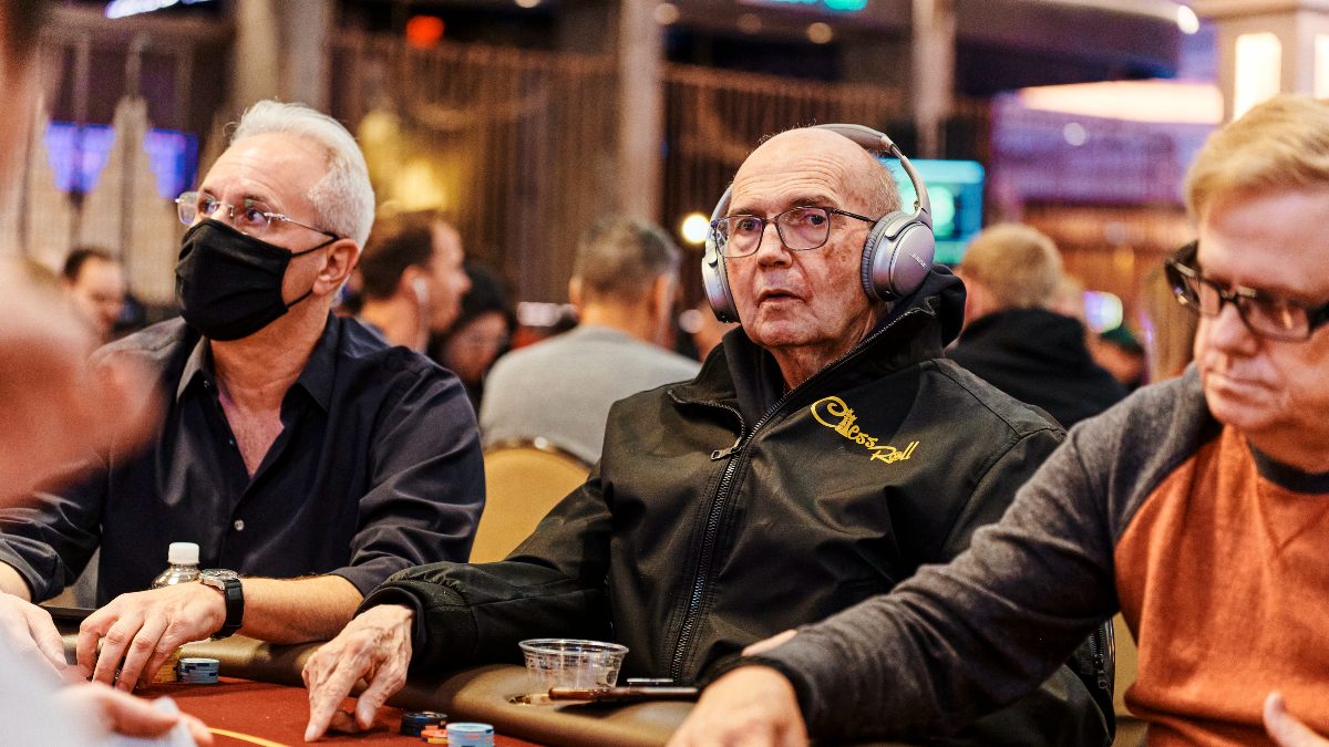Jack McClelland plays poker.